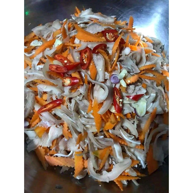 Hũ 1kg Tai Heo thấu giấm (Ngâm giấm chua ngọt)