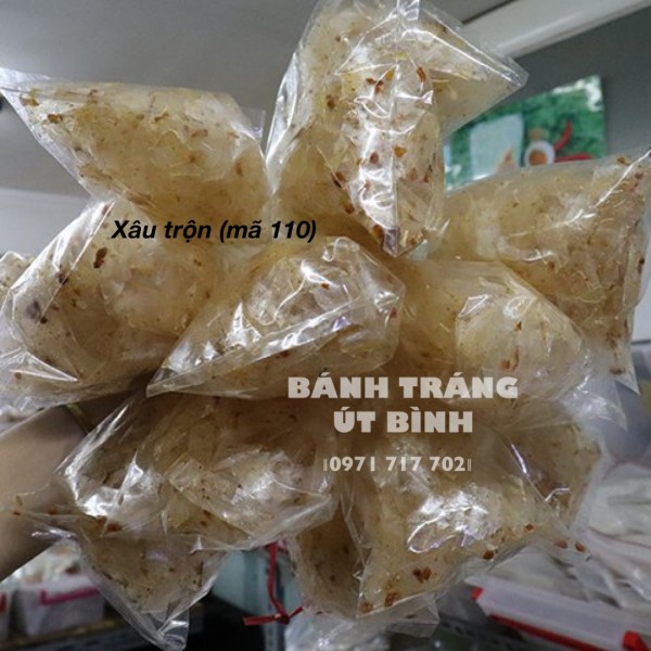 Xâu Bánh Tráng Trộn Muối Út Bình