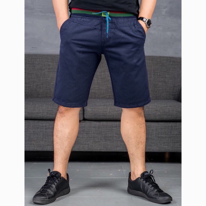 Quần Short Kaki nam lưng thun chuản men cá tính cực chất size 28 đến 36 LT04 - 166