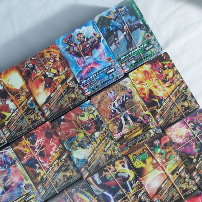 [Ganbarizing]Thẻ Bài Siêu Nhân Card Kamen Rider - Hàng Chính Hãng Bandai Nhật Bản