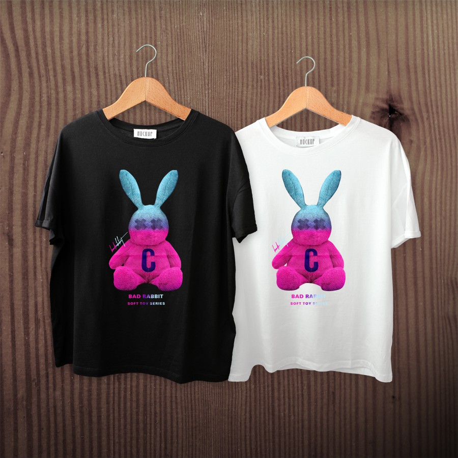 [HOT 2021] áo thun gấu 7 màu, thỏ 7 màu, áo thun nam nữ cute, vải cotton mát, mịn,trend 2021