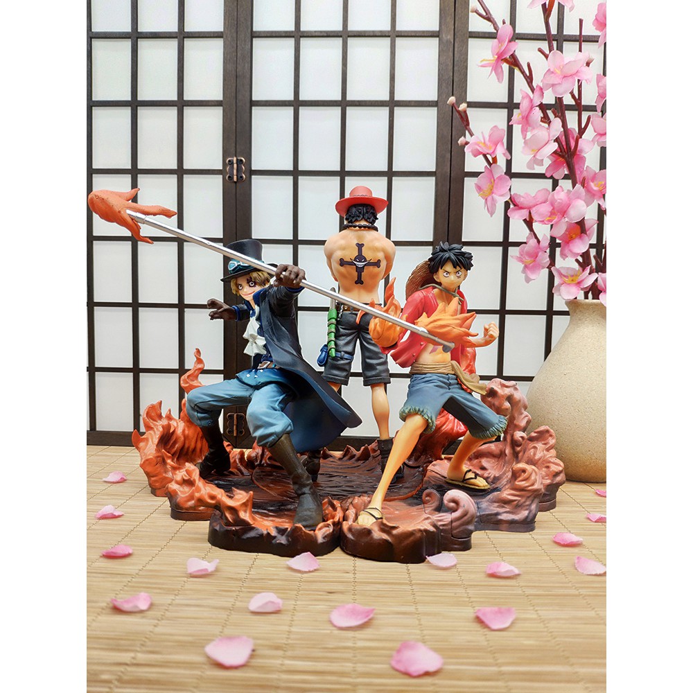 Mô Hình One Piece Combo 3 Anh Em Luffy + Sabo + Ace | ONE PIECE FIGURE