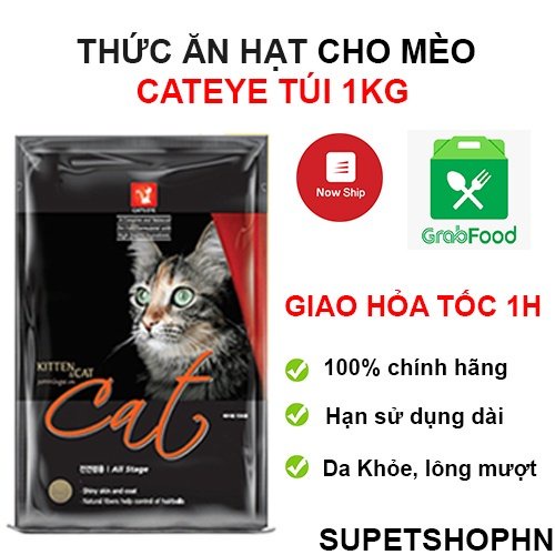Thức Ăn Thú Cưng, Hạt Cho Mèo_Cateye Cung Cấp Dinh Dưỡng Cho Mèo Mọi Lứa Tuổi