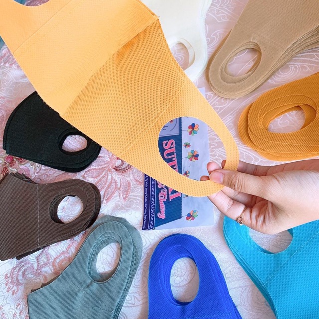 🌙Suteki: Combo 10 Khẩu trang 3D 2 lớp kháng nước, không co dãn, kiểu dáng thời trang | BigBuy360 - bigbuy360.vn