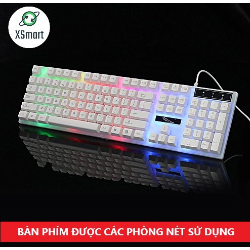 Bàn phím giả cơ GAMING G21 PRO 2020 đèn LED 7 màu độc đáo, chơi game trên máy tính, pc siêu tốt - XSmart