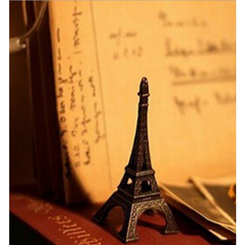 Bộ 2 mô hình tháp Eiffel bằng đồng độc đáo 5cm