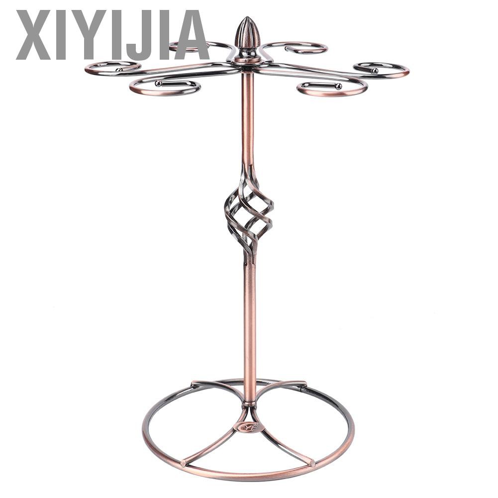 Xiyijia Straight Retro Style Wine Glass Rack Holder Cup Hanging Shelf Organizer for Home Bar Restaurant