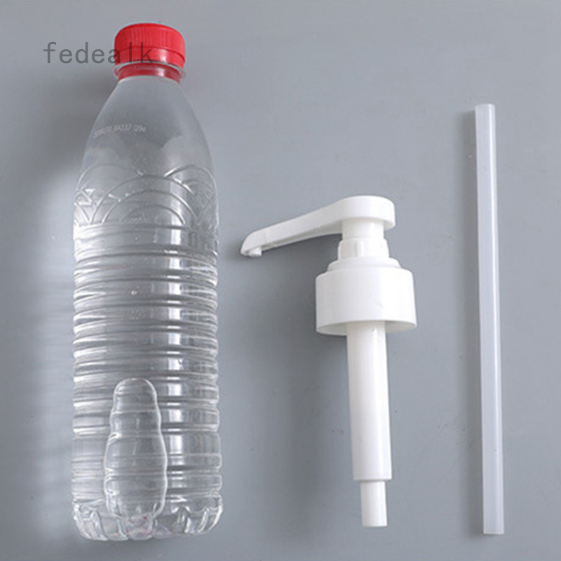 fedealk Bottle Pump Pressure Nozzle Syrup Bottle Press Pump Head Pumps for Shampoo Conditioner Gel Body Wash Dispenser Oil Pot Squeezer