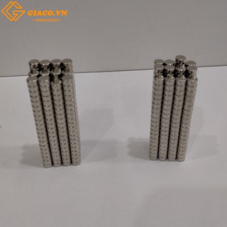 Nam châm trắng tròn D8*6mm(10 viên)