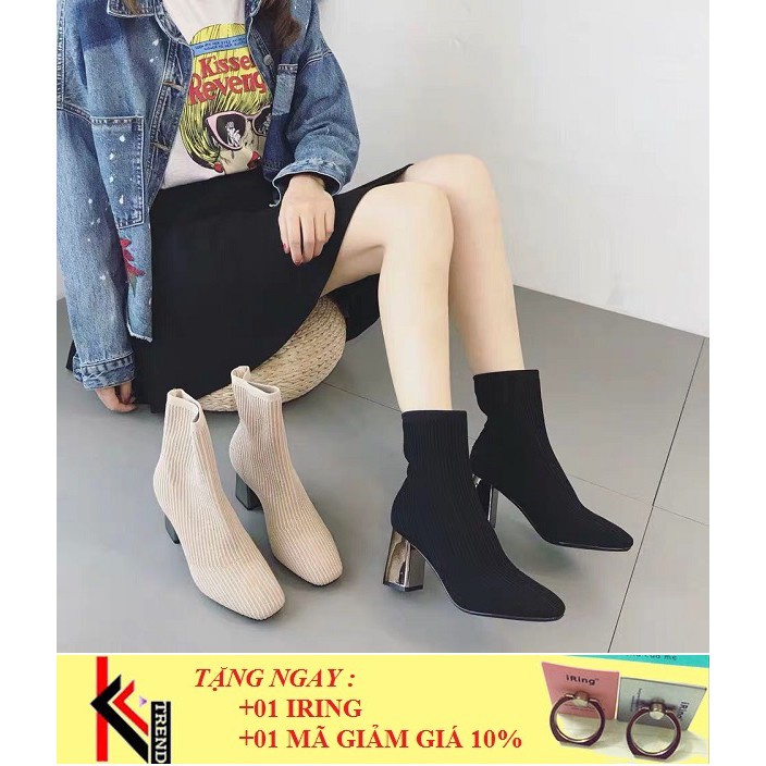 Bốt len nữ đế bạc hàng quảng châu cao cấp (kèm ảnh thật) | BigBuy360 - bigbuy360.vn