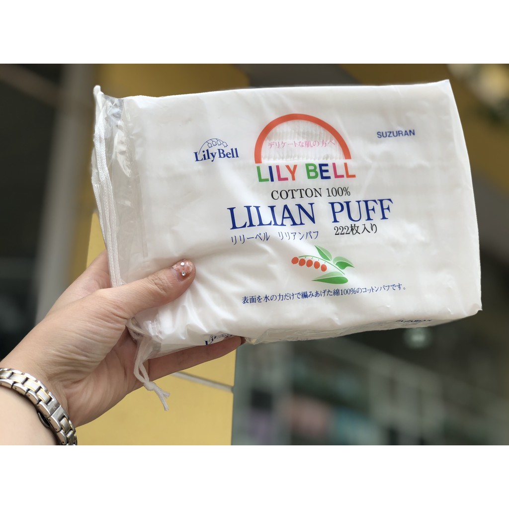 Bông Tẩy Trang Cao Cấp Nhật Bản - Lily Bell Suzuran | BigBuy360 - bigbuy360.vn