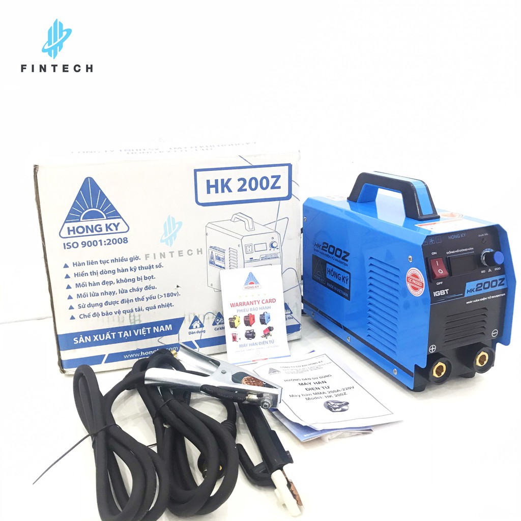 Máy hàn Hồng Ký HK 200Z -  Máy hàn chính hãng bảo hành toàn quốc 18 tháng