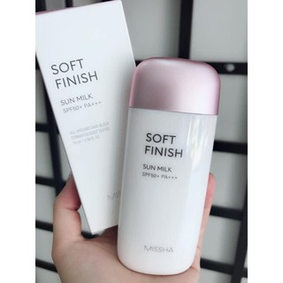 KEM CHỐNG NẮNG MISSHA SOFT FINISH SUN MILK SPF50+/PA+++