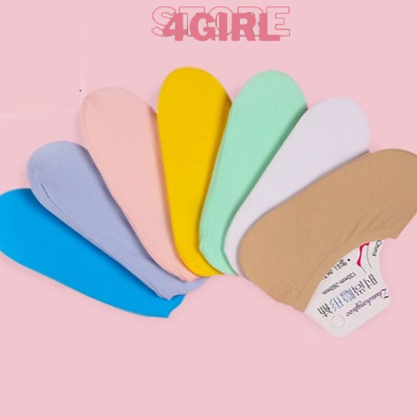 Tất Vớ Trơn Không Cổ - Tất hài cho nữ, vớ mang giày búp bê không cổ, vớ nữ đi giày lười, vớ mỏng mang giày búp bê trơn