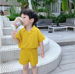 Bộ thô đũi trơn bé trai