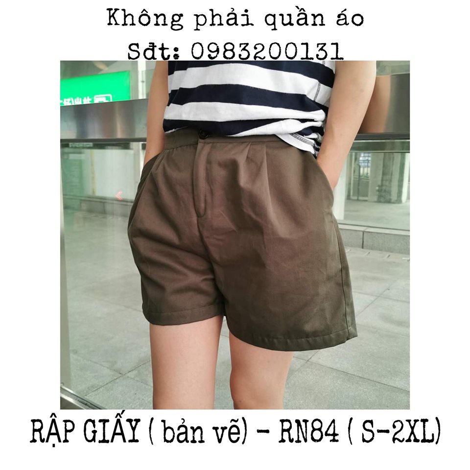 RẬP GIẤY ( Bản vẽ)_RN84_rập quần nữ