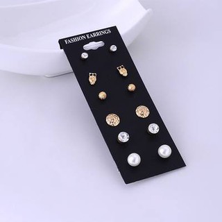 Sét khuyên nụ 6 đôi cá tính