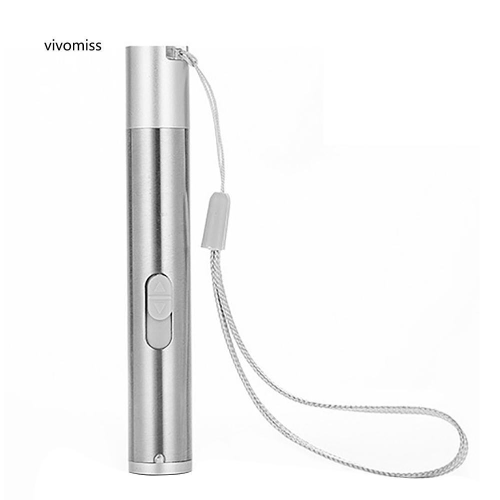 Đèn pin lazer dạng bút sạc USB 3 trong 1 cho vui chơi với mèo thú cưng