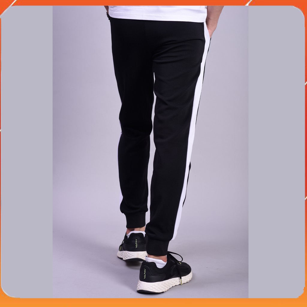 Quần Jogger Nam 1 Sọc, Ống Bo (Đen Sọc Trắng, Trắng Sọc Đen) Phong Cách Thể Thao