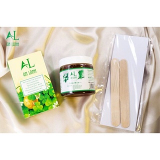 Combo Wax Lông An Lành(Tặng 50 tờ giấy và 2 que Wax). Gồm Wax Lông An Lành và Mỡ Trăn An Lành