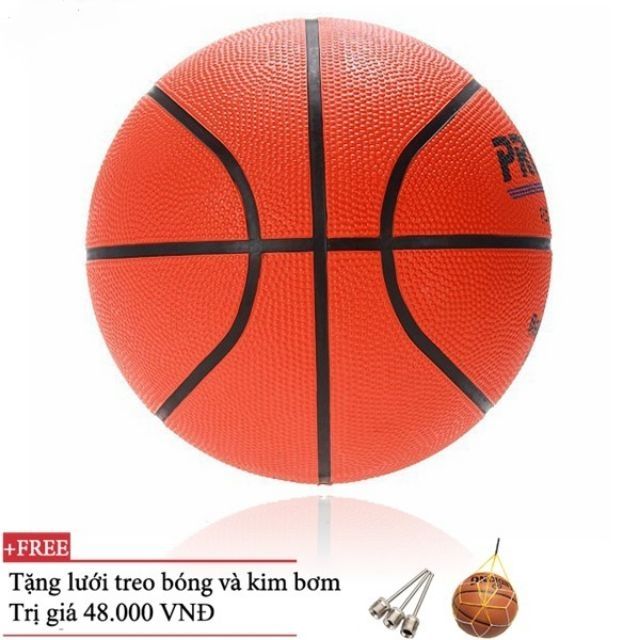 [Giá sỉ] Quả bóng rổ cao su Size số 5 (geru &amp; pro) tặng túi lưới + kim bơm