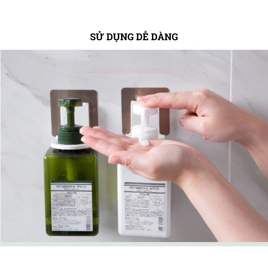Móc Treo Nước Rửa Tay Khô, Dầu Gội Đầu, Sữa Tắm Dán Tường Siêu Chắc – Giá Đỡ Treo Nước Rửa Tay (RE) - HM263