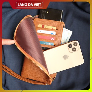 Ví khóa cầm tay hàng hiệu cao cấp, ví da cao cấp chính hãng Làng Da Việt có nhiều màu cho cả nam và nữ