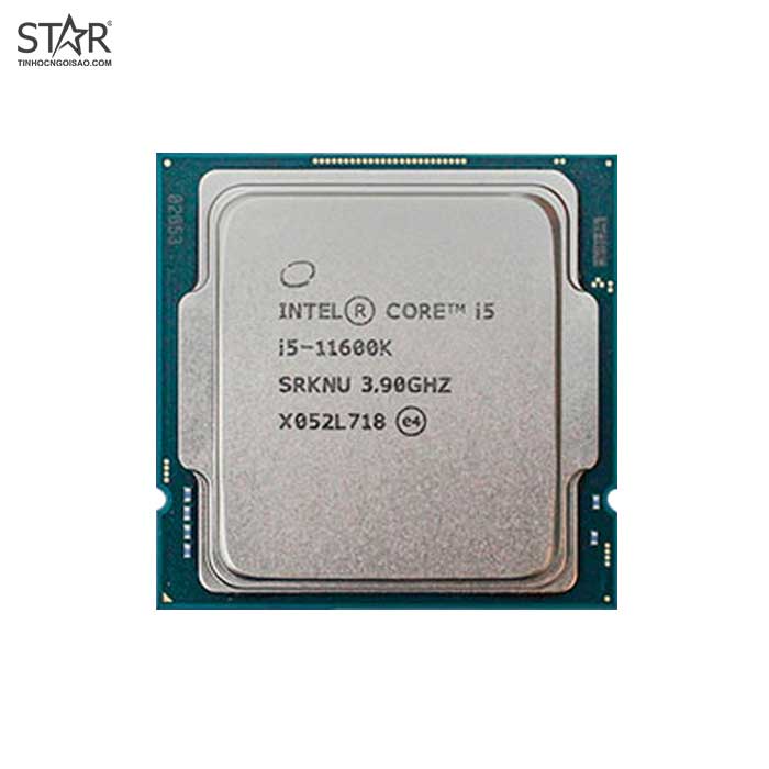 CPU Intel Core i5 11600K (3.90 Up to 4.90GHz, 12M, 6 Cores 12 Threads) TRAY chưa gồm Fan