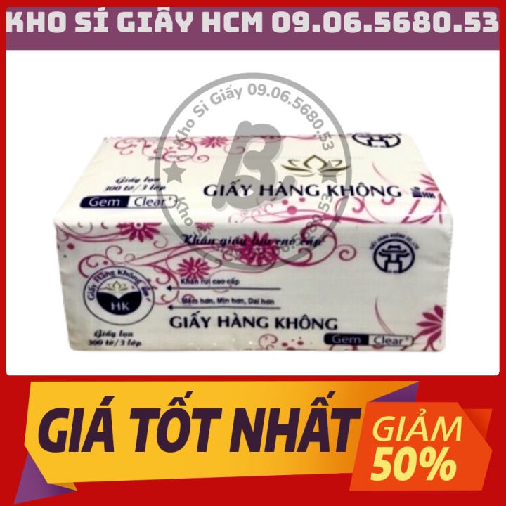 Khăn giấy rút lụa, khăn giấy ăn vệ sinh ✈ cao cấp siêu mịn 3 lớp gói 300 tờ | KHO Q6 NHẬN SỈ