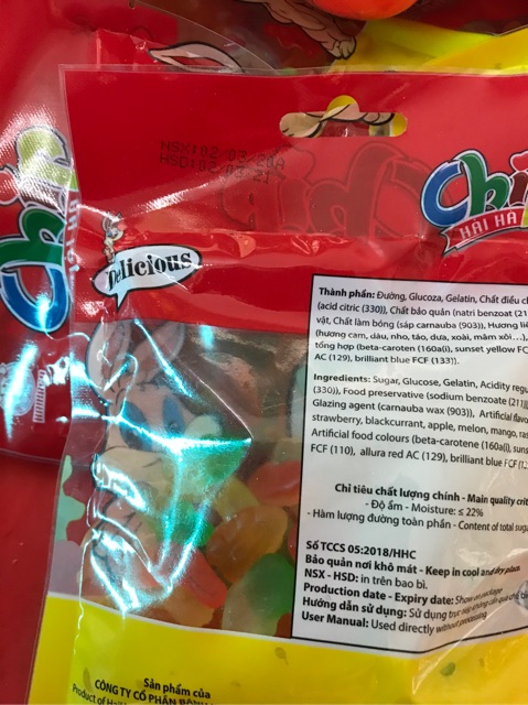 Kẹo dẻo Chip Hải Hà 100g