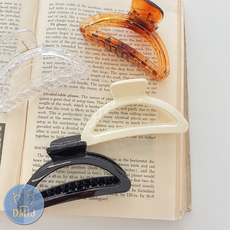 Kẹp tóc hình quạt phong cách vintage hàn quốc 4 màu cơ bản