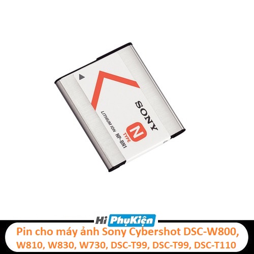 Pin cho máy ảnh Sony Cybershot DSC-W800, W810, W830, W730, DSC-T99, DSC-T99, DSC-T110, NP-BN1