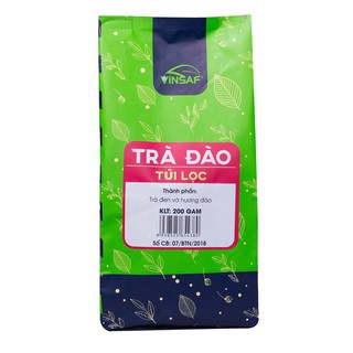 Trà Đào Túi Lọc Thơm Ngon Đậm Vị Hộp 4g × 50 Gói