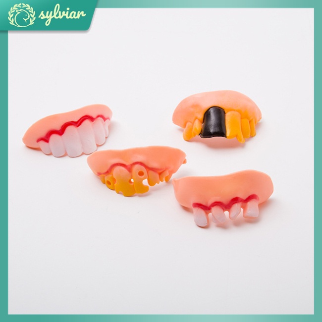 Hàm Răng Giả Mềm Hóa Trang Halloween Vui Nhộn