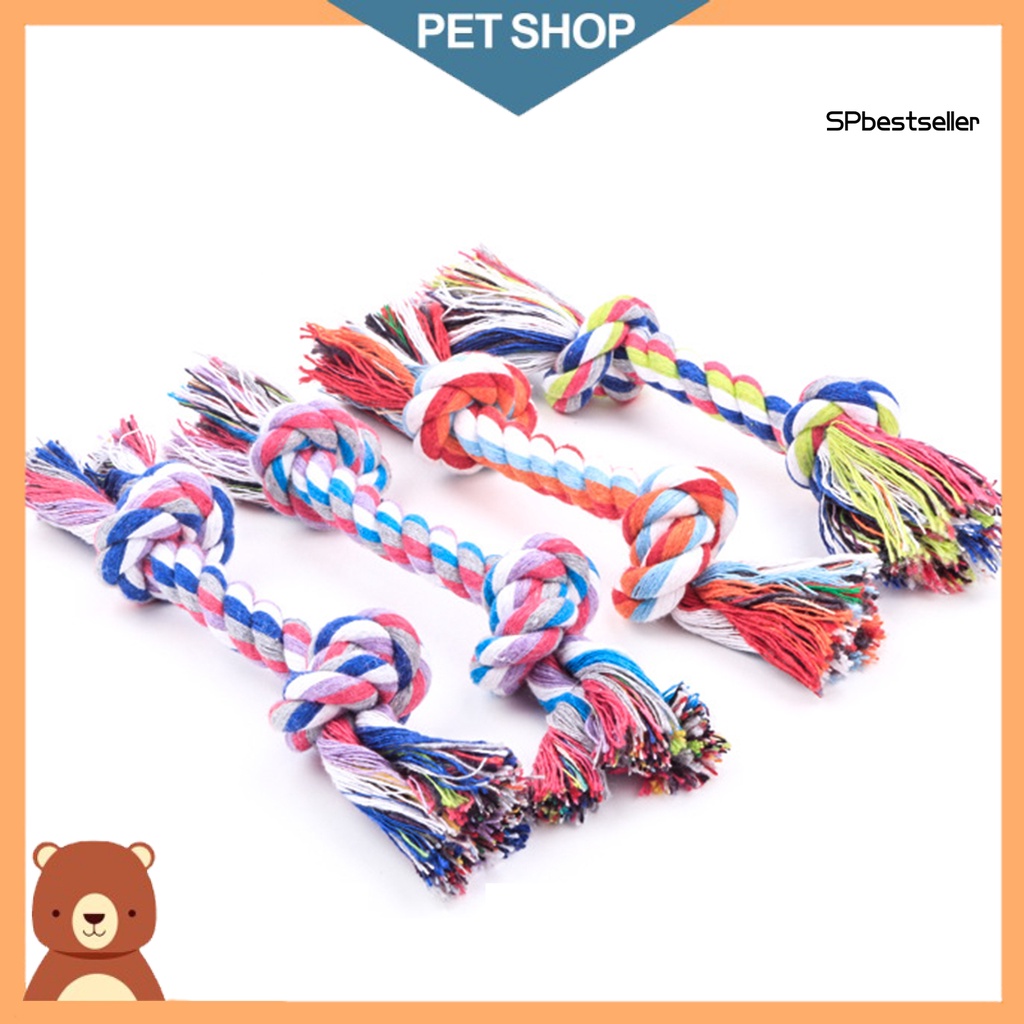 Set 3 Dây Thừng Cotton Bện Đồ Chơi Cho Thú Cưng