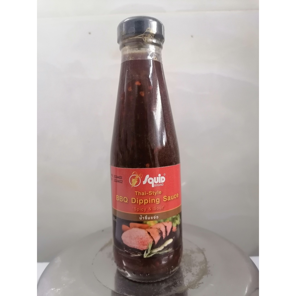 [Chai 200ml – ĐỎ] XỐT BBQ PHONG CÁCH THÁI VỊ CHUA CAY [Thailand] SQUID BBQ Dipping Sauce