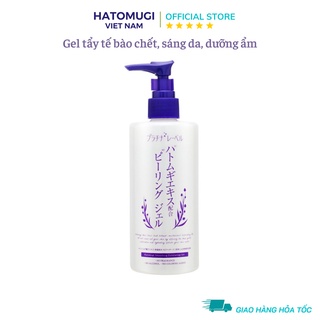 Gel tẩy tế bào da chết Hatomugi Platinum Label chiết xuất ý dĩ, mật ong Nhật bản chính hãng 300g