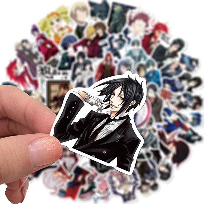 Sticker/ hình dán anime Kuroshitsuji- Hắc quản gia(combo10-50 stickers, randoms)