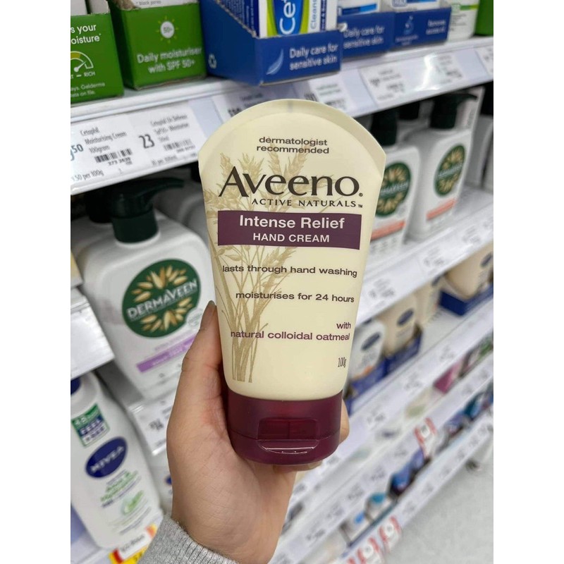 Kem tay Aveeno hand cream (đủ bill mua chemist)