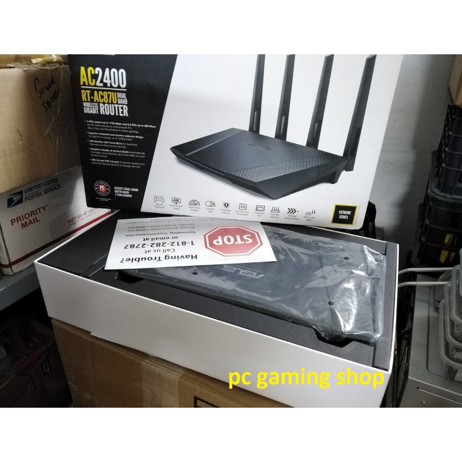 router wifi asus AC87U, tốc độ cao 2400mbps