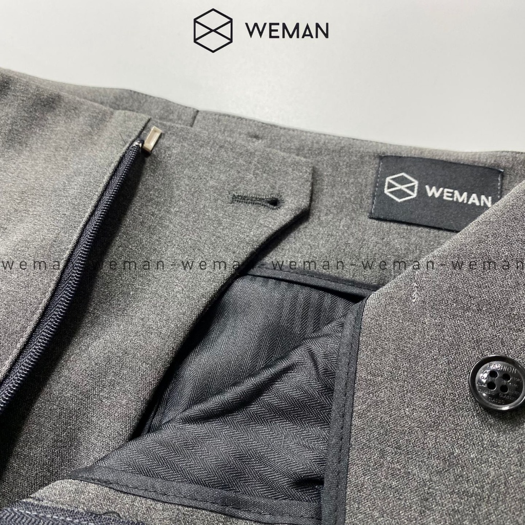 Quần Âu Nam, Quần Âu Nam Cạp Cao Hollywood, Thiết Kế Tinh Tế, Chất Liệu Cao Cấp Dáng Slim Fit WEMAN-HLW01