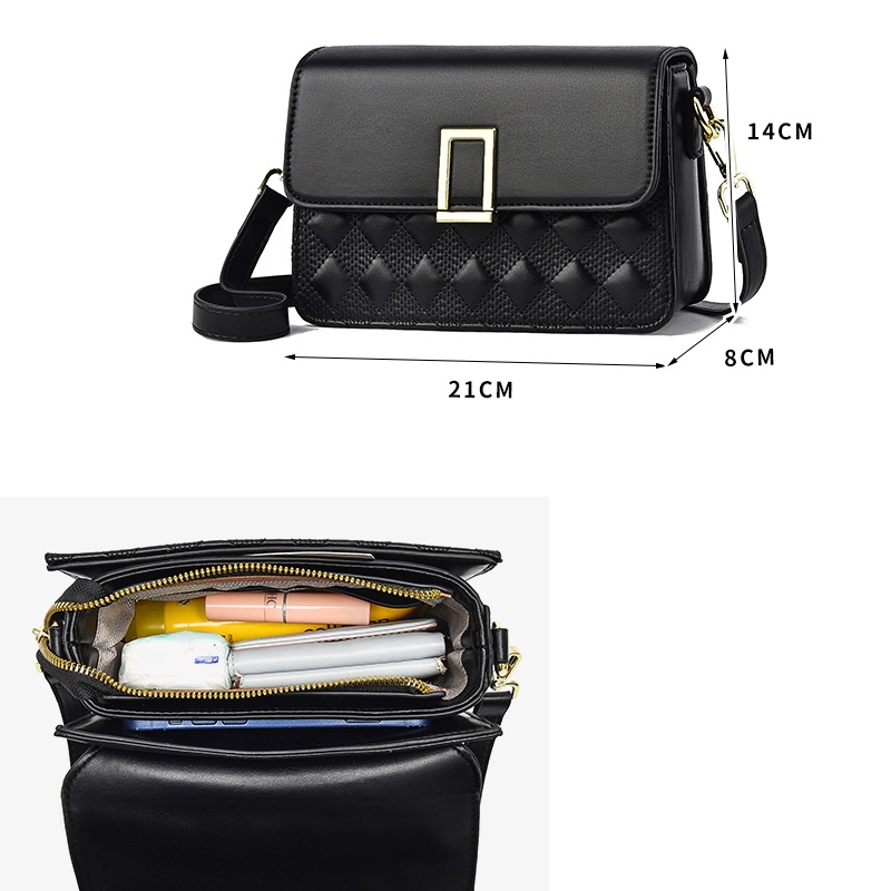 Túi Xách Đeo Vai Phong Cách Phương Tây Cổ Điển Đính Kim Cương Mới Cho Nữ Dễ Phối Đồ