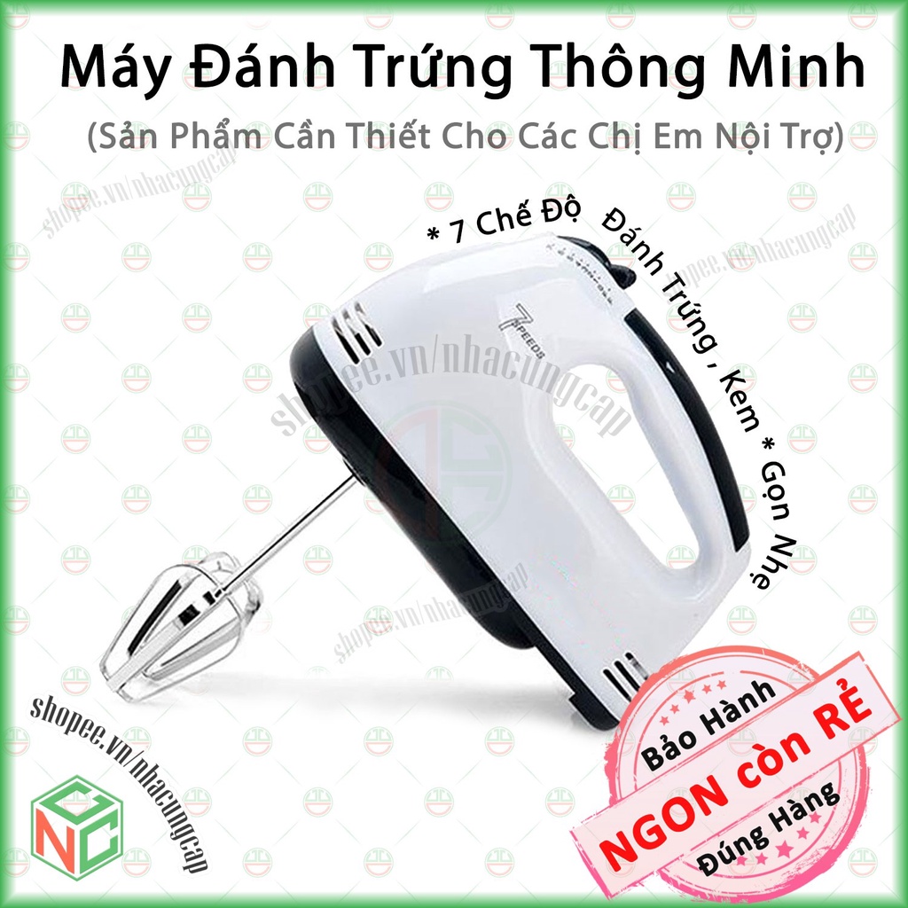 [KhoNCC] Máy Đánh Trứng Làm Kem SCARLETT - Thiết Bị Nội Trợ Gọn Nhẹ Dễ Sử Dụng - NDHS-9920-MDTS (Trắng)