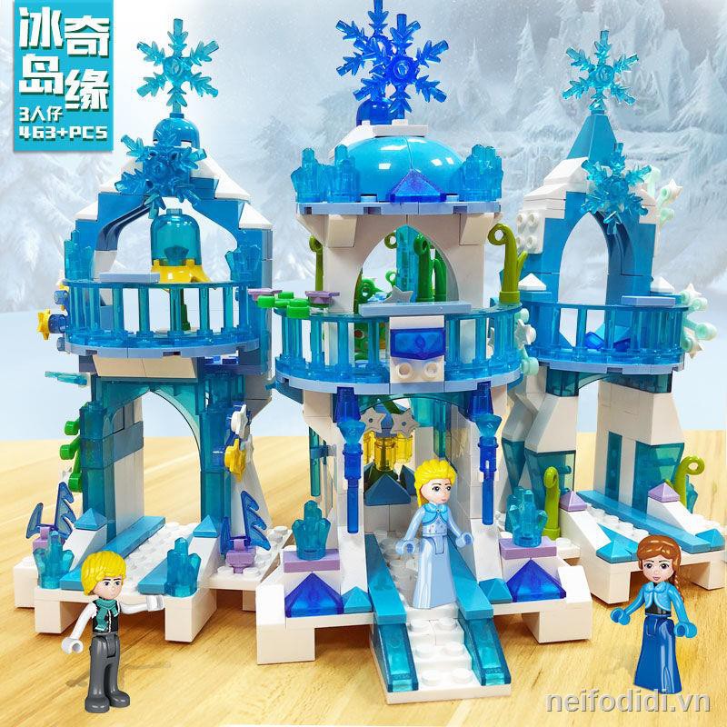 Bộ Đồ Chơi Lego Xếp Hình Lâu Đài Công Chúa Elsa Cho Bé