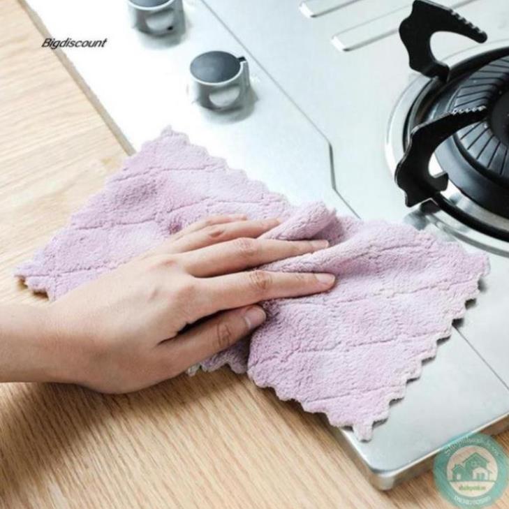 (Giá Sốc) COMBO 10 Khăn Lau Đa Năng Siêu Thấm Nước,Mềm Mịn kích thước 15*26cm Giá Gốc