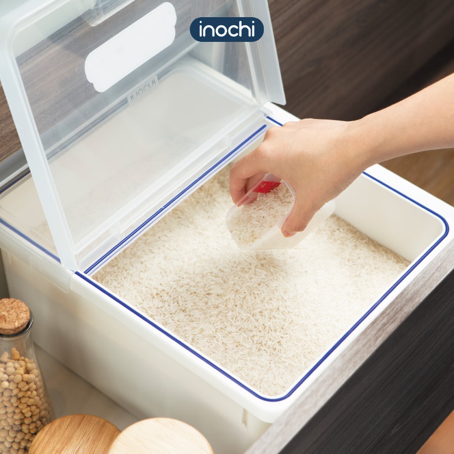 Thùng đựng gạo cao cấp nắp lật INOCHI SENDAI 12 lít