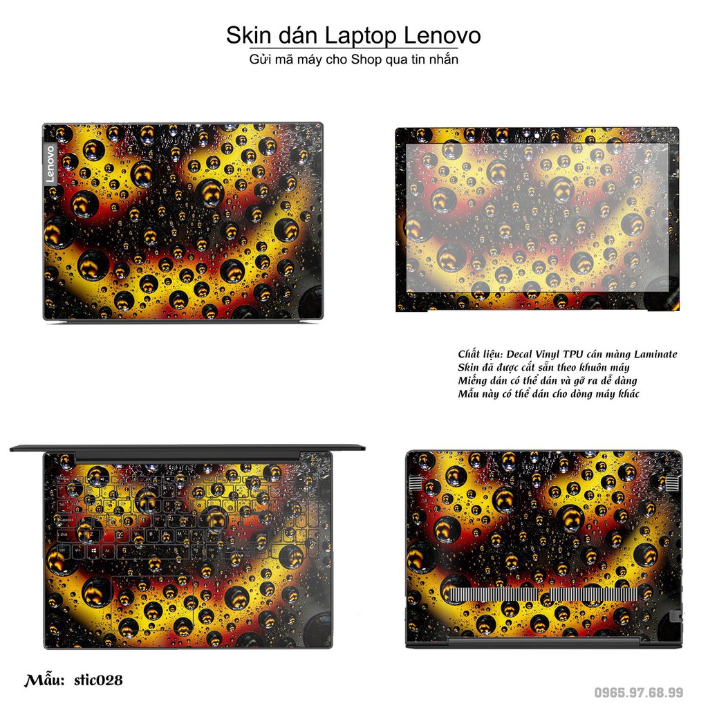 Skin dán Laptop Lenovo in hình Hoa văn sticker _nhiều mẫu 5 (inbox mã máy cho Shop)