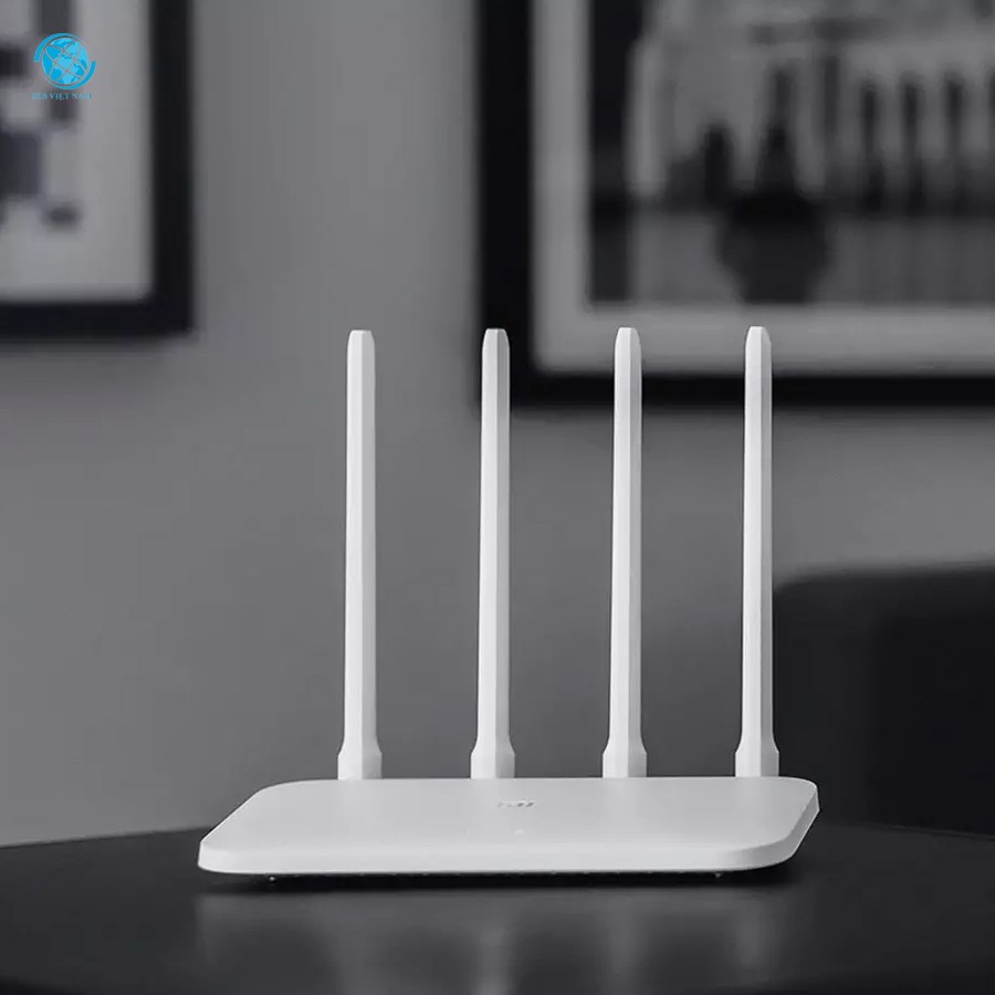 Router không dây Phát wifi Xiaomi 4 râu Gen 4C- Router xiaomi gen 4C hàng chính hãng bảo hành 12 tháng