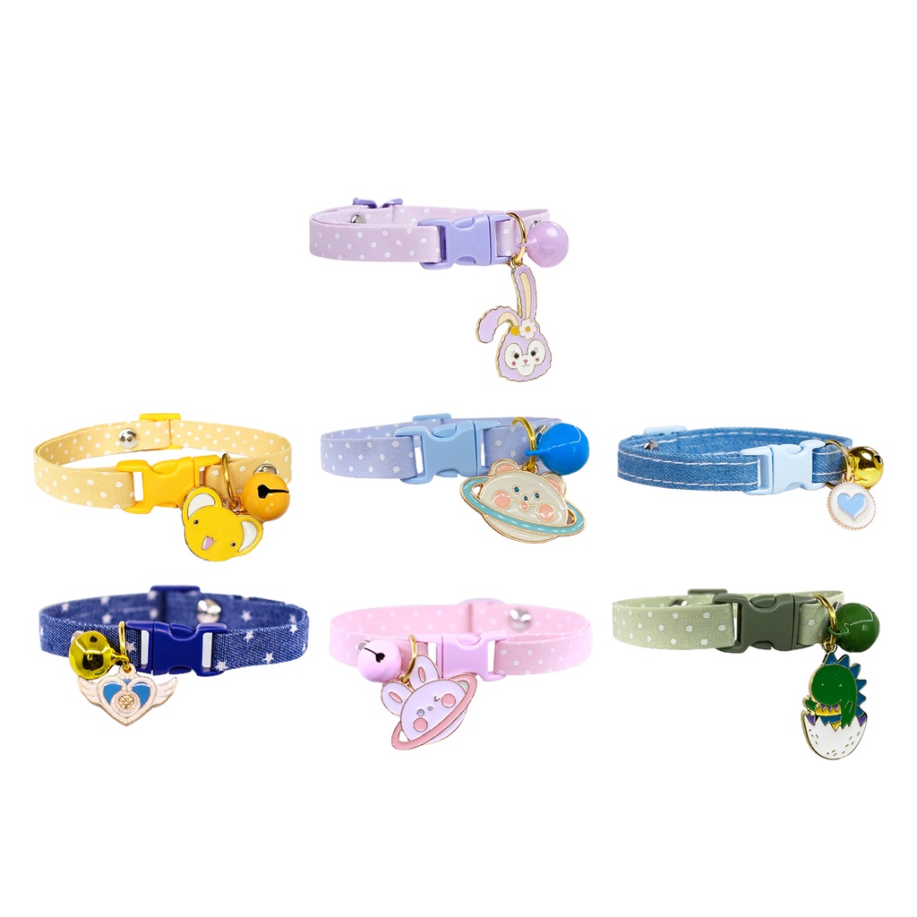 Vòng Cổ Chấm Bi Dễ Thương Cho Thú Cưng