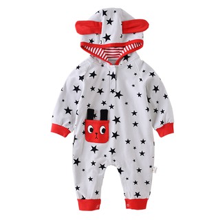 Body nỉ có mũ cho bé